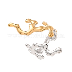 304 Stainless Steel Cuff Open Rings for Women&nbsp;SA-CBABC9E-05G-GP