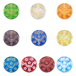 20Pcs Transparent Handmade Lampwork Beads&nbsp;LAMP-TA0001-36