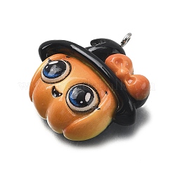 Halloween Opaque Resin Pendants&nbsp;CRES-D318-02B-P