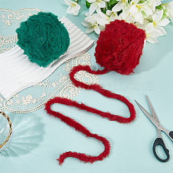 2 Rolls 2 Colors Polyester & Nylon Yarn&nbsp;OCOR-CY0002-40A