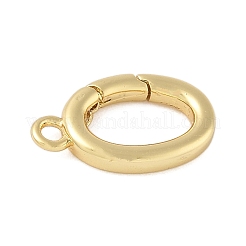 Brass Spring Gate Ring&nbsp;KK-L245-04G-01