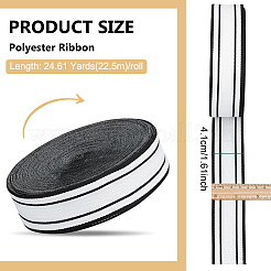 22.5M Striped Polyester Ribbon&nbsp;OCOR-BC0008-88B