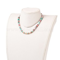 Polymer Clay Heishi Beaded Necklaces&nbsp;NJEW-JN03151