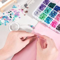 15 Colors Handmade Polymer Clay Beads&nbsp;CLAY-NB0001-58