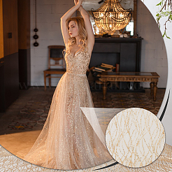 Sequin Polyester Fabric&nbsp;DIY-WH0622-146