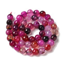 Dyed & Heated Natural Dragon Veins Agate Beads Strands&nbsp;G-P539-A01-27