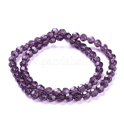 Imitation Austrian Crystal Bead Strands&nbsp;G-M181-6mm-11A