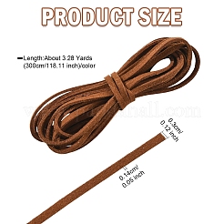 9M 3 Colors Eco-Friendly Faux Suede Cord&nbsp;LW-YW0001-02A