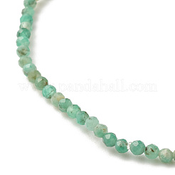 Natural Emerald Round Beaded Stretch Bracelet&nbsp;BJEW-JB07748-02