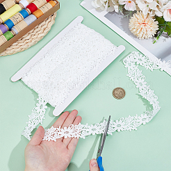 10Yards Polyester Flower Lace Trim Ribbons&nbsp;OCOR-MA0001-72