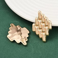 Brass Stud Earrings&nbsp;EJEW-H168-11G