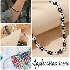 7500Pcs 3 Colors 12/0 Grade A Round Glass Seed Beads&nbsp;SEED-PA0001-43