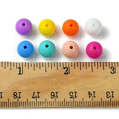 40Pcs 8 Colors Food Grade Eco-Friendly Silicone Focal Beads&nbsp;SIL-FS0001-20