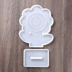 DIY Flower Shape Desk Mirror Frame Silicone Molds&nbsp;DIY-E043-01