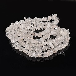 Chip Natural Quartz Crystal Beads Strands&nbsp;G-M344-52