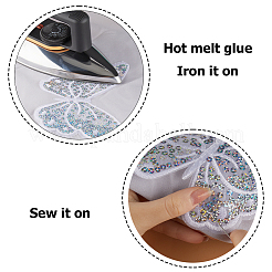 Butterfly Polyester Embroidery Ornament Accessories&nbsp;PATC-WH0008-23
