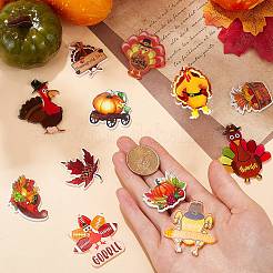 24Pcs 12 Styles Thanksgiving Day Resin & Acrylic Pendants&nbsp;RESI-SC0003-25