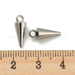 Non-Tarnish Rack Plating 201 Stainless Steel Charms&nbsp;STAS-S119-110P