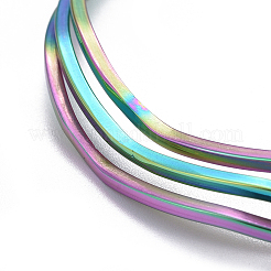 Fashion 201 Stainless Steel Bangle Sets&nbsp;BJEW-L664-017M-1