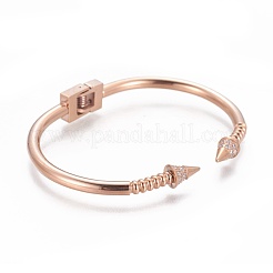 304 Stainless Steel Cuff Bangles&nbsp;BJEW-F400-11