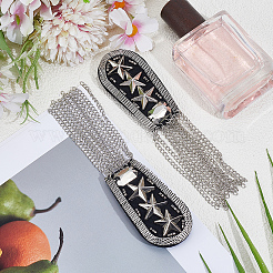 2Pcs Vintage Iron Tassel Epaulette&nbsp;AJEW-CY0002-72P