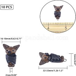 Handmade Polymer Clay Pendants&nbsp;CLAY-CA0001-04