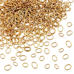 600Pcs 4 Styles 304 Stainless Steel Jump Rings&nbsp;STAS-TA0006-43C
