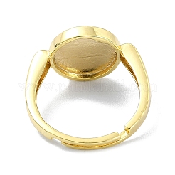Brass Adjustable Rings&nbsp;RJEW-B051-36G