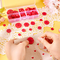 4-Hole Resin Buttons&nbsp;RESI-TA0004-11A-04