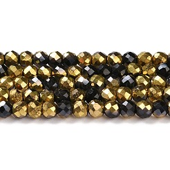 Electroplate Glass Beads Strands&nbsp;GLAA-H021-01B-HP04