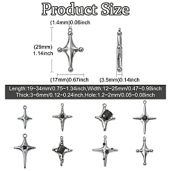 32Pcs 8 Styles Alloy Pendants&nbsp;FIND-CJ0006-01