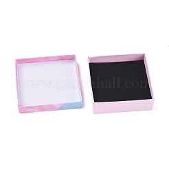 Cotton Filled Cardboard Gift Box Jewelry Set Boxes&nbsp;CBOX-G018-E02