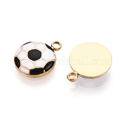 304 Stainless Steel Enamel Pendants&nbsp;X1-STAS-T068-09