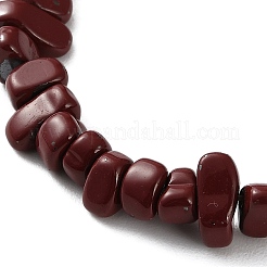 Spray Painted Synthetic Non-magnetic Hematite Beads Strands&nbsp;G-C248-E01
