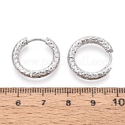 304 Stainless Steel Hoop Earrings&nbsp;STAS-T074-51P