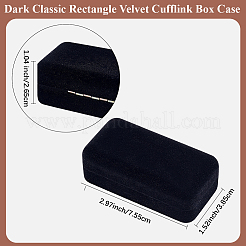 Velvet Jewelry Cufflink Storage Boxes&nbsp;CON-BBC0001-27