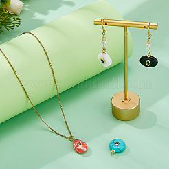 4Pcs 4 StylesNatural & Synthetic Mixed Gemstone Pendants&nbsp;KK-HS0002-16B