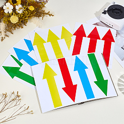 20Sheets 4 Colors Paper Self-Adhesive Arrows Guide Label Stickers&nbsp;DIY-GF0014-48