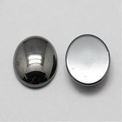 Non-magnetic Synthetic Hematite Cabochons&nbsp;G-P162-04-10x14mm