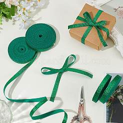 4 Rolls Polyester Glitter Ribbon&nbsp;OCOR-ME0001-47D