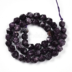 Dyed Natural Sesame Jasper Beads Strands&nbsp;G-T139-8mm-47K