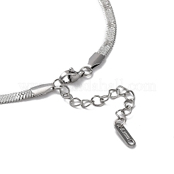 Non-Tarnish 304 Stainless Steel Herringbone Chain Necklace&nbsp;NJEW-D045-10P