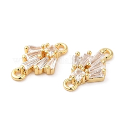Brass Connector Charms&nbsp;KK-F855-17G