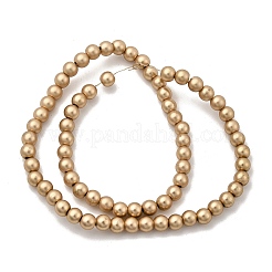 Electroplated Synthetic Non-magnetic Hematite Beads Strands&nbsp;G-H327-D01-01A