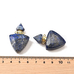 Natural Lapis Lazuli Perfume Bottle Pendants&nbsp;G-L623-10G-04