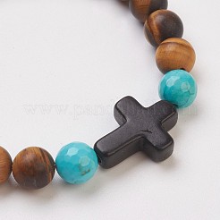 Handmade Porcelain Beads Stretch Bracelets&nbsp;BJEW-JB03710-02