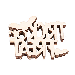 Trick or Treat Halloween Blank Wooden Cutouts Ornaments&nbsp;WOOD-L010-03