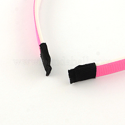 Plain Headwear Hair Accessories Plastic Hair Band Findings&nbsp;OHAR-S187-M