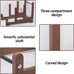 Wood Vinyl Record Storage Rack&nbsp;AJEW-WH0643-114