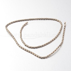 Electroplate Non-magnetic Synthetic Hematite Bead Strands&nbsp;G-F300-39-F06
